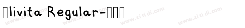 0livita Regular字体转换